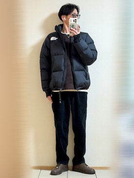 「Ray-Ban（レイバン）のアイテム」を使った、Sammyサミーさん（メンズ・177cm）の冬コーディネート