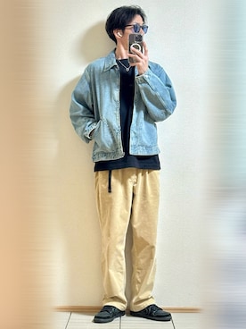 「アイテム（ファッション雑貨）」を使った、Sammyサミーさん（メンズ・177cm）の秋コーディネート