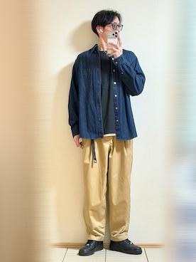 「Magine（マージン）のアイテム」を使った、Sammyサミーさん（メンズ・177cm）の春コーディネート