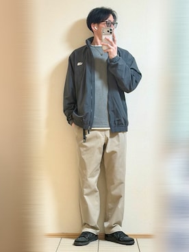 「NIKE（ナイキ）のアイテム」を使った、Sammyサミーさん（メンズ・177cm）の春コーディネート