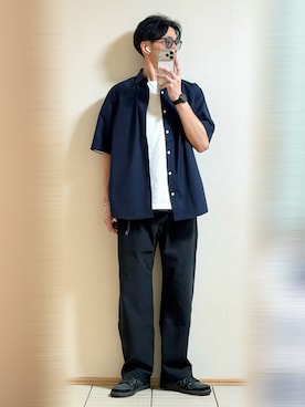 「Ray-Ban（レイバン）のアイテム」を使った、Sammyサミーさん（メンズ・177cm）の夏コーディネート