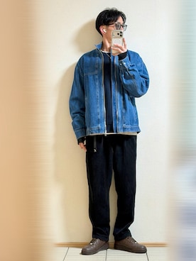 「CIAOPANIC TYPY（チャオパニックティピー）のアイテム（ジャケット/アウター）」を使った、Sammyサミーさん（メンズ・177cm）の春コーディネート