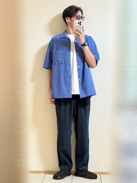 「Ray-Ban（レイバン）のアイテム」を使った、Sammyサミーさん（メンズ・177cm）の夏コーディネート