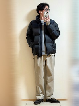 「アイテム（手袋）」を使った、Sammyサミーさん（メンズ・177cm）の冬コーディネート