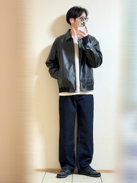 「GLOBAL WORK（グローバルワーク）のアイテム（トップス）」を使った、Sammyサミーさん（メンズ・177cm）の春コーディネート