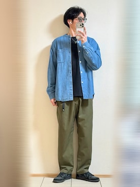 「GLOBAL WORK（グローバルワーク）のアイテム（トップス）」を使った、Sammyサミーさん（メンズ・177cm）の春コーディネート