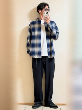 「Ray-Ban（レイバン）のアイテム」を使った、Sammyサミーさん（メンズ・177cm）の秋コーディネート