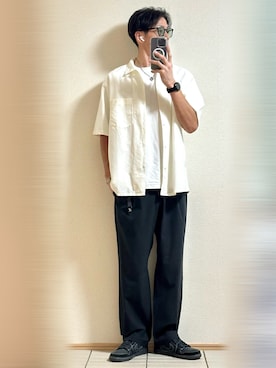 「アイテム（バングル/リストバンド）」を使った、Sammyサミーさん（メンズ・177cm）の夏コーディネート