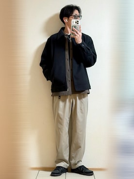 「NIKE」｜「アイテム（ジャケット/アウター）」を使った、Sammyサミーさん（メンズ・177cm）の冬コーディネート