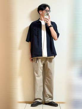 「Ray-Ban（レイバン）のアイテム」を使った、Sammyサミーさん（メンズ・177cm）の夏コーディネート