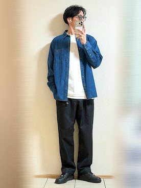 「Magine（マージン）のアイテム」を使った、Sammyサミーさん（メンズ・177cm）の春コーディネート