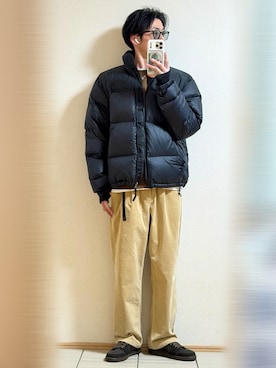 「Ray-Ban（レイバン）のアイテム」を使った、Sammyサミーさん（メンズ・177cm）の冬コーディネート