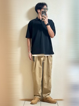 「アイテム（バングル/リストバンド）」を使った、Sammyサミーさん（メンズ・177cm）の秋コーディネート