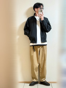 「Ray-Ban（レイバン）のアイテム」を使った、Sammyサミーさん（メンズ・177cm）の春コーディネート