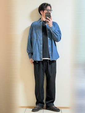 「Ray-Ban（レイバン）のアイテム」を使った、Sammyサミーさん（メンズ・177cm）の秋コーディネート