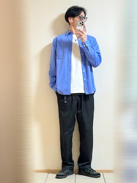 「GLOBAL WORK（グローバルワーク）のアイテム（トップス）」を使った、Sammyサミーさん（メンズ・177cm）の春コーディネート