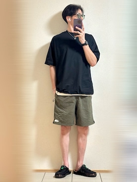 「アイテム（ブレスレット）」を使った、Sammyサミーさん（メンズ・177cm）の夏コーディネート