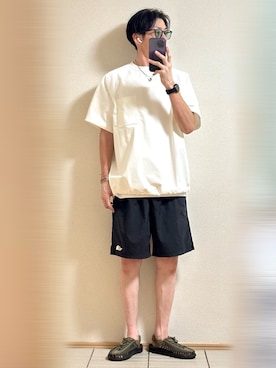 「アイテム（サングラス）」を使った、Sammyサミーさん（メンズ・177cm）の夏コーディネート