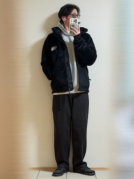 「アイテム（パーカー）」を使った、Sammyサミーさん（メンズ・177cm）の秋コーディネート