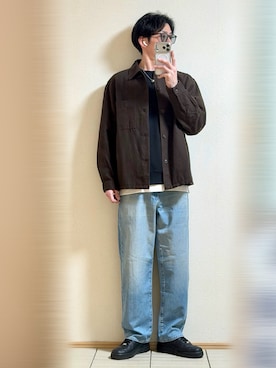 「Ray-Ban（レイバン）のアイテム」を使った、Sammyサミーさん（メンズ・177cm）の春コーディネート