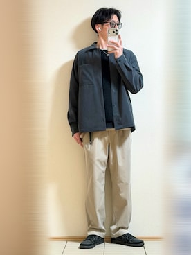 「GLOBAL WORK（グローバルワーク）のアイテム（トップス）」を使った、Sammyサミーさん（メンズ・177cm）の春コーディネート