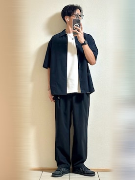 「アイテム（サングラス）」を使った、Sammyサミーさん（メンズ・177cm）の秋コーディネート