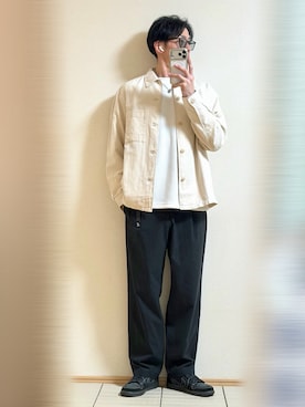 「GLOBAL WORK（グローバルワーク）のアイテム（トップス）」を使った、Sammyサミーさん（メンズ・177cm）の春コーディネート