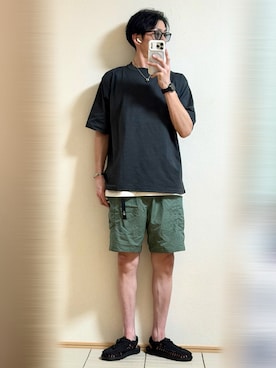 「アイテム（アクセサリー）」を使った、Sammyサミーさん（メンズ・177cm）の夏コーディネート