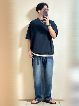 Sammyサミーさん（骨格ナチュラル・メンズ・177cm）の夏コーディネート