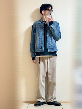 「GLOBAL WORK（グローバルワーク）のアイテム（トップス）」を使った、Sammyサミーさん（メンズ・177cm）の春コーディネート