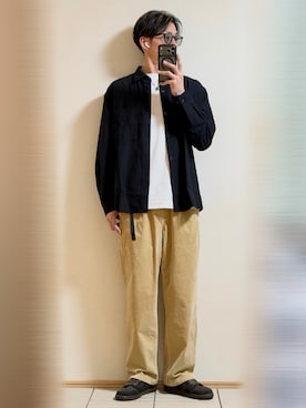 「Ray-Ban（レイバン）のアイテム」を使った、Sammyサミーさん（メンズ・177cm）の秋コーディネート