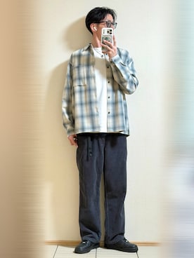 「GLOBAL WORK（グローバルワーク）のアイテム」を使った、Sammyサミーさん（メンズ・177cm）の秋コーディネート