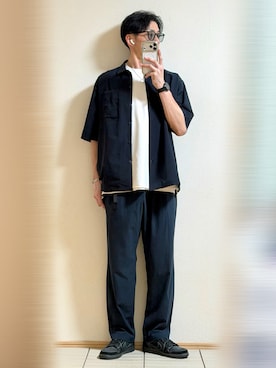 「Ray-Ban（レイバン）のアイテム」を使った、Sammyサミーさん（メンズ・177cm）の夏コーディネート