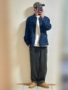 「UNIQLO U」｜Sammyサミーさん（メンズ・177cm・40代）の秋コーディネート