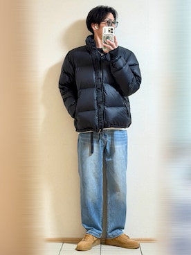 「Ray-Ban（レイバン）のアイテム」を使った、Sammyサミーさん（メンズ・177cm）の冬コーディネート