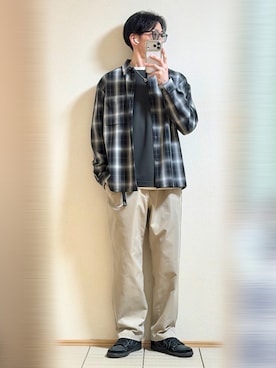 「チェック」｜Sammyサミーさん（メンズ・177cm）の春コーディネート