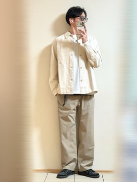 「GLOBAL WORK（グローバルワーク）のアイテム（トップス）」を使った、Sammyサミーさん（メンズ・177cm）の春コーディネート