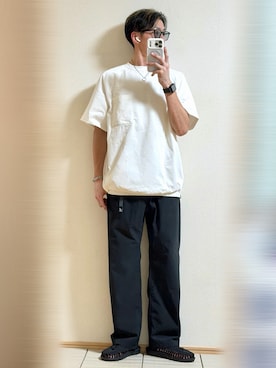 「アイテム（アクセサリー）」を使った、Sammyサミーさん（メンズ・177cm）の夏コーディネート
