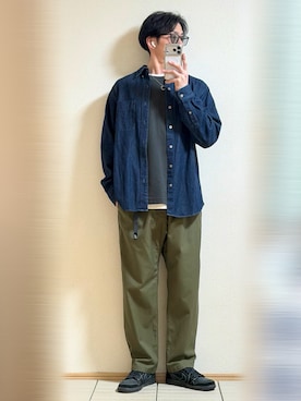「Ray-Ban（レイバン）のアイテム」を使った、Sammyサミーさん（メンズ・177cm）の春コーディネート
