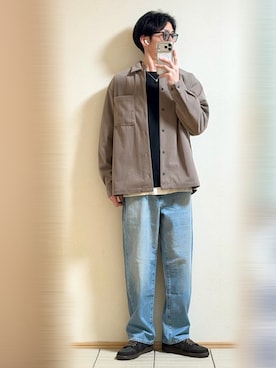 「GLOBAL WORK（グローバルワーク）のアイテム」を使った、Sammyサミーさん（メンズ・177cm）の春コーディネート