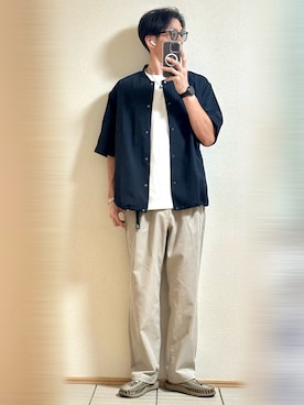 「アイテム（ジャケット/アウター）」を使った、Sammyサミーさん（メンズ・177cm）の夏コーディネート
