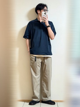 「GLOBAL WORK（グローバルワーク）のアイテム」を使った、Sammyサミーさん（メンズ・177cm）の夏コーディネート