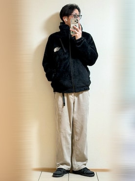 「アイテム（サングラス）」を使った、Sammyサミーさん（メンズ・177cm）の秋コーディネート