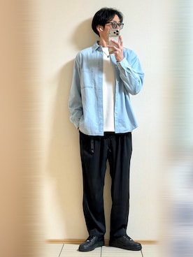 「GLOBAL WORK（グローバルワーク）のアイテム」を使った、Sammyサミーさん（メンズ・177cm）の春コーディネート