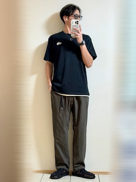 「Ray-Ban（レイバン）のアイテム」を使った、Sammyサミーさん（メンズ・177cm）の夏コーディネート