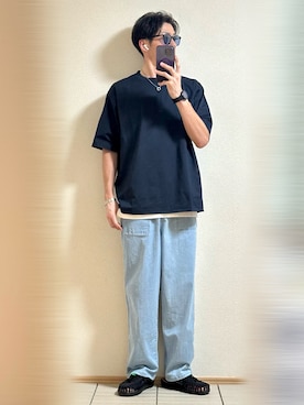 「アイテム（アクセサリー）」を使った、Sammyサミーさん（メンズ・177cm）の夏コーディネート
