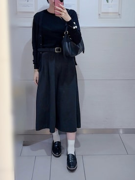 「キュロット」｜yuukiさん（レディース・170cm）の秋コーディネート