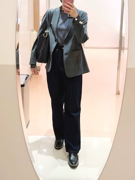 「TOFF&LOADSTONE（トフアンドロードストーン）のアイテム」を使った、yuukiさん（レディース・170cm）の秋コーディネート