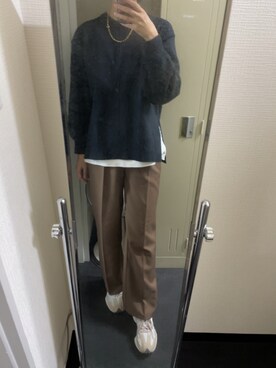 「vis-`a-vis（ビサビ）のアイテム（パンツ）」を使った、yuukiさん（レディース・170cm）の冬コーディネート