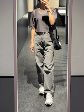 「アイテム（Tシャツ/カットソー）」を使った、yuukiさん（レディース・170cm）の夏コーディネート